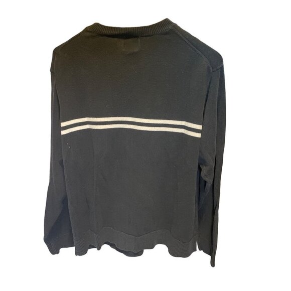 Vintage 90s GAP Black Long Sleeve Crew Neck Sweater SZ Large - Picture 5 of 7